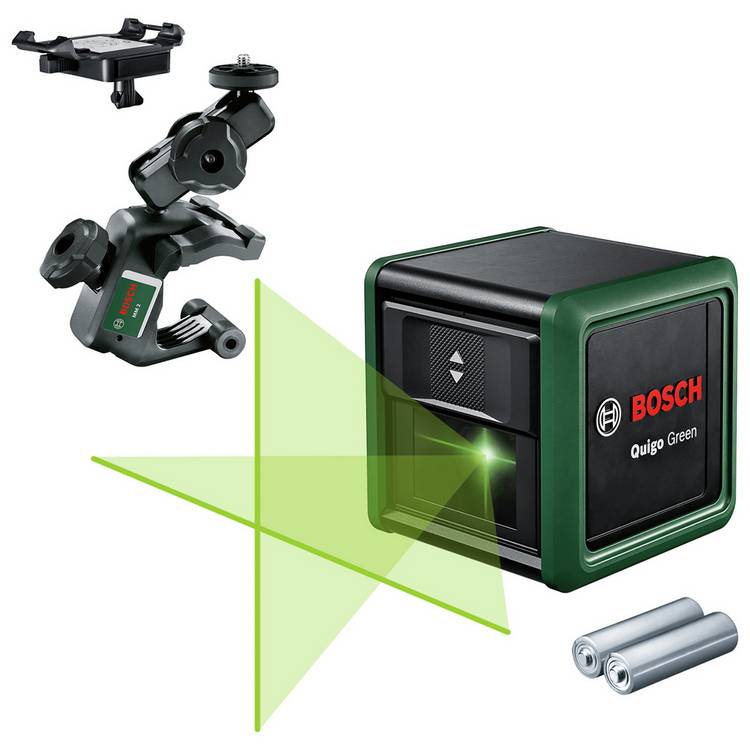 Bosch Quigo green cross line laser compact - British product