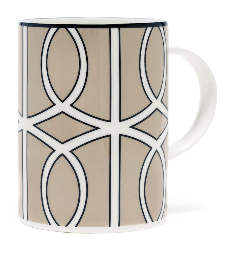 O.W. London Loop fine bone china mug 10cm, UK version