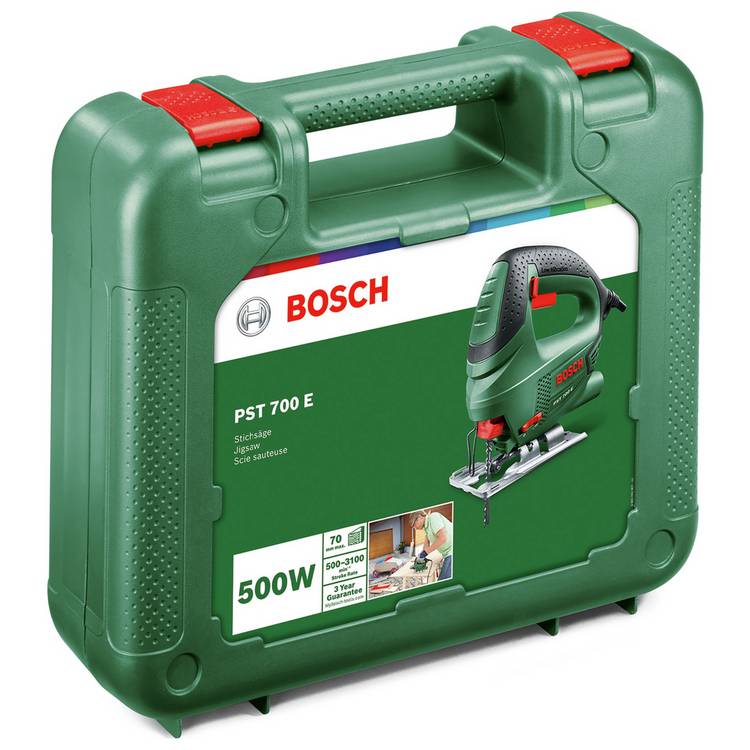 Bosch PST 700E corded compact jigsaw 500W, UK version
