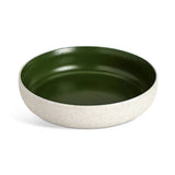 Habitat green stoneware pasta bowls set of 4, imported from the UK