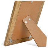Habitat checkered mango wood photo frame 4x6, imported from the UK