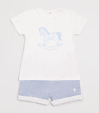 Patachou baby clothing set with embroidery 1-24 months, imported from the UK
