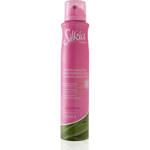Silkia hair removal spray foam 200ml - British product