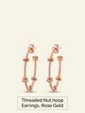 Cartier Écrou 18ct rose gold earrings (British brand)