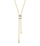 Harrods Boucheron Quatre White Edition Mixed Gold and Diamond Necklace 90cm- Buy online at McGrocer