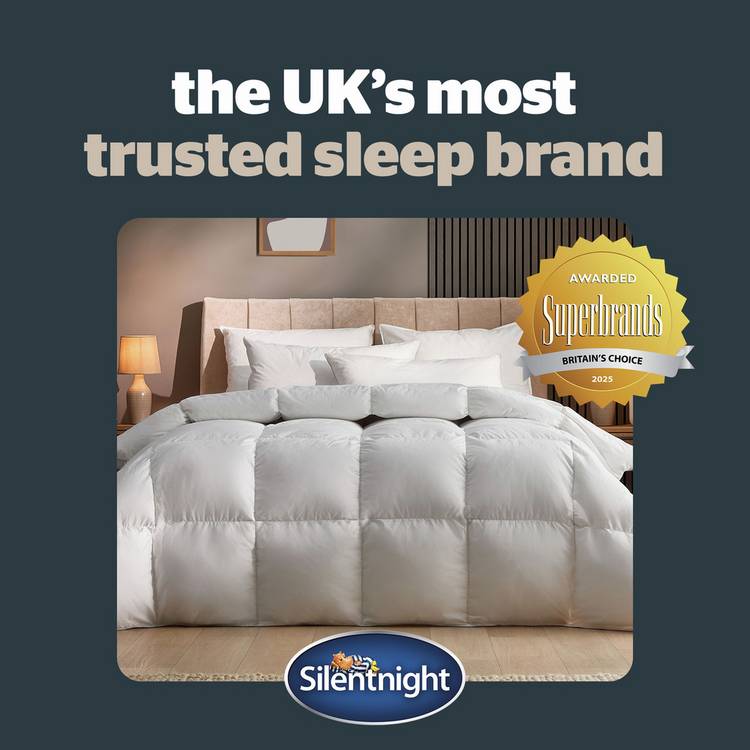 Silentnight duck feather pillows medium soft 2 pack, UK version