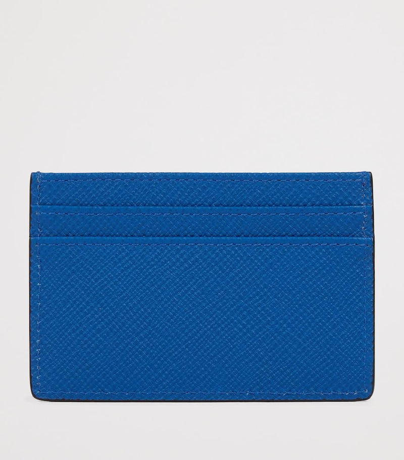 Smythson Panama leather card holder (British brand)