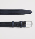 Elliot Rhodes leather Jolson belt with textured design (British brand)