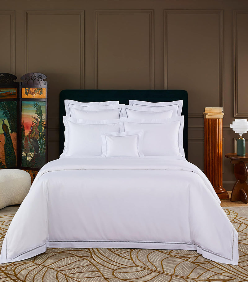 Yves Delorme Colisée Blanc King Duvet Cover 220cm x 240cm (British brand)