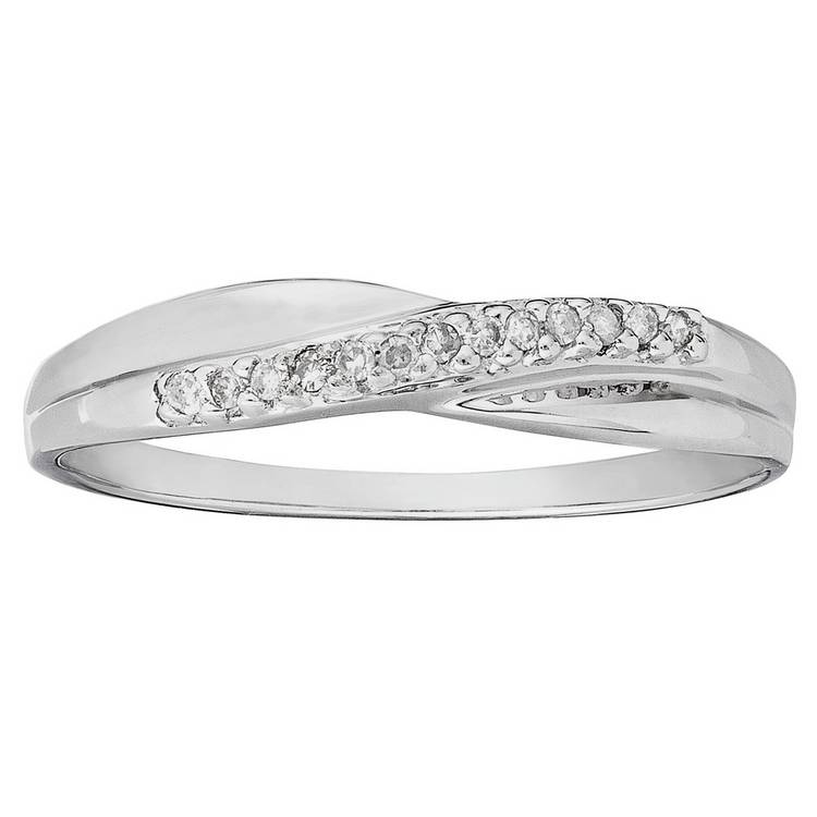 Revere diamond accent eternity ring 0.05ct (British brand)