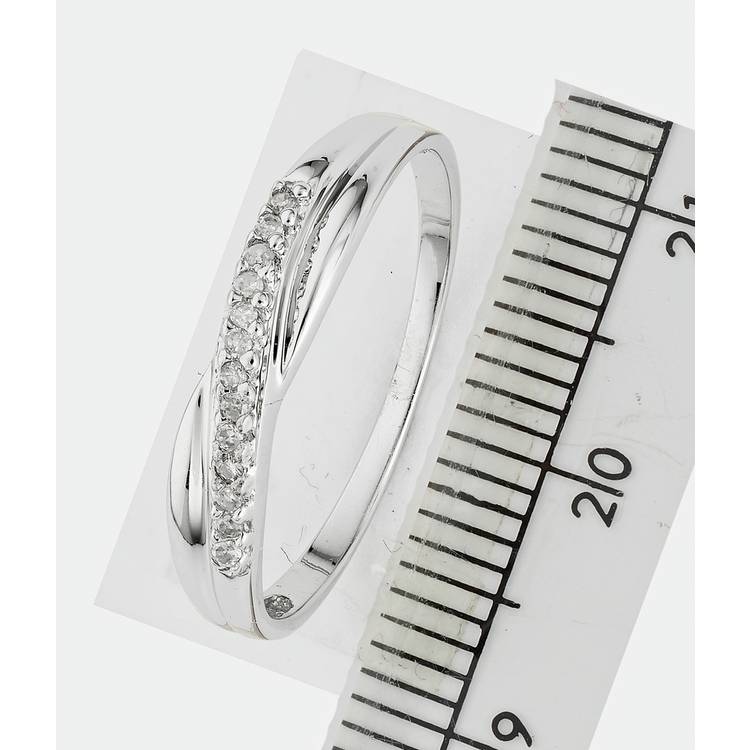 Revere diamond accent eternity ring 0.05ct (British brand)