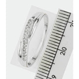 Revere diamond accent eternity ring 0.05ct (British brand)