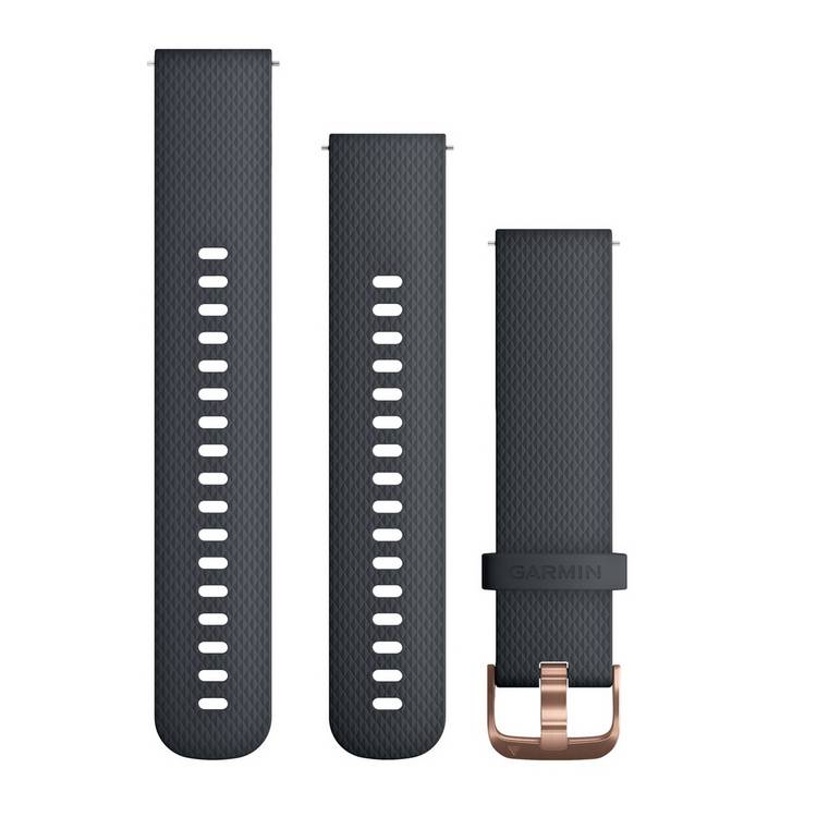 Garmin silicone watch band blue rose gold - British product