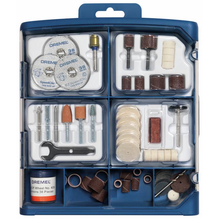 Dremel multipurpose 100 piece accessory set (British brand)