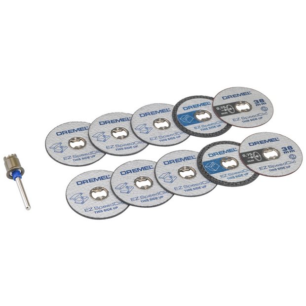 Dremel SpeedClic 10 piece accessory set, imported from the UK