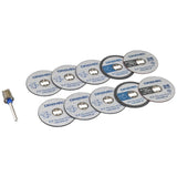 Dremel SpeedClic 10 piece accessory set, imported from the UK