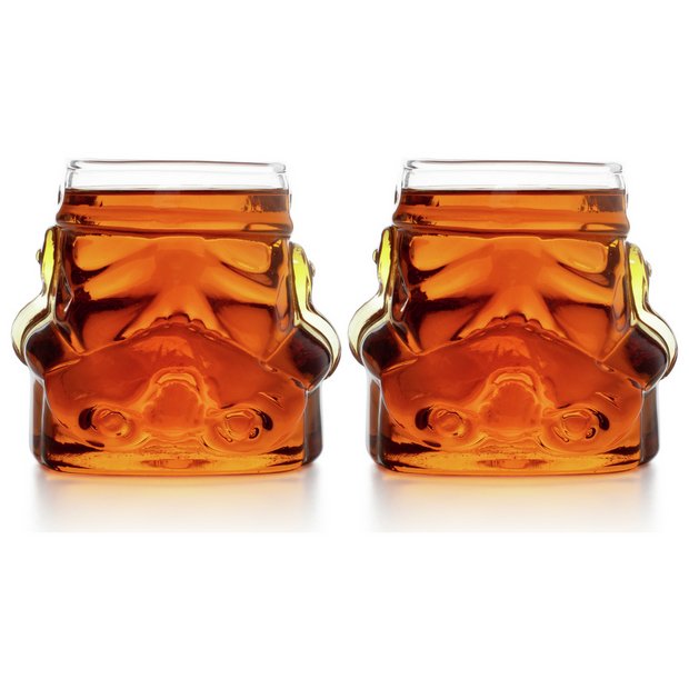 Stormtrooper 3D whiskey glasses UK version