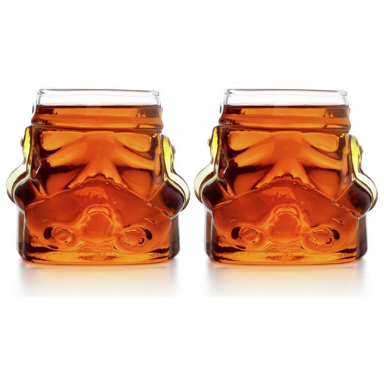 Stormtrooper 3D whiskey glasses UK version