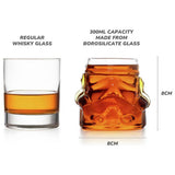 Stormtrooper 3D whiskey glasses UK version