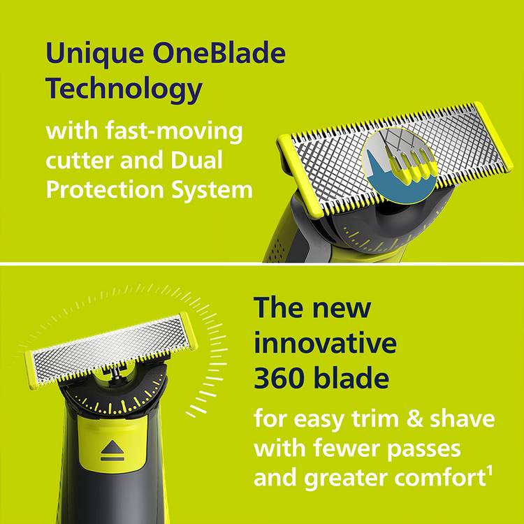 Philips OneBlade 360 beard trimmer (British brand)