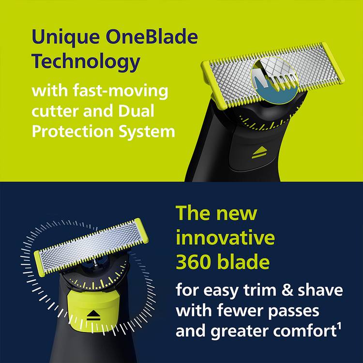 Philips OneBlade Pro 360 beard and stubble trimmer (British brand)