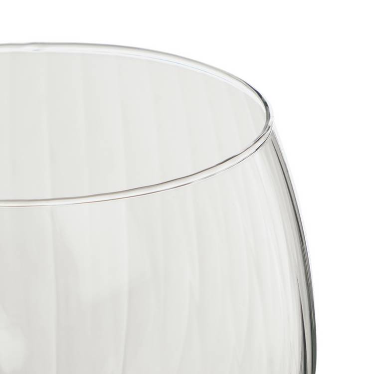 Habitat optic ribbed gin glasses set of 4 (British brand)