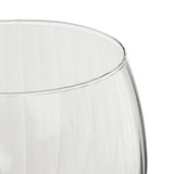 Habitat optic ribbed gin glasses set of 4 (British brand)