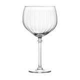 Habitat optic ribbed gin glasses set of 4 (British brand)