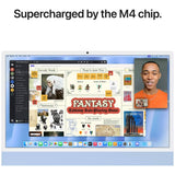 Apple iMac M4 24-inch desktop in Blue (British brand)