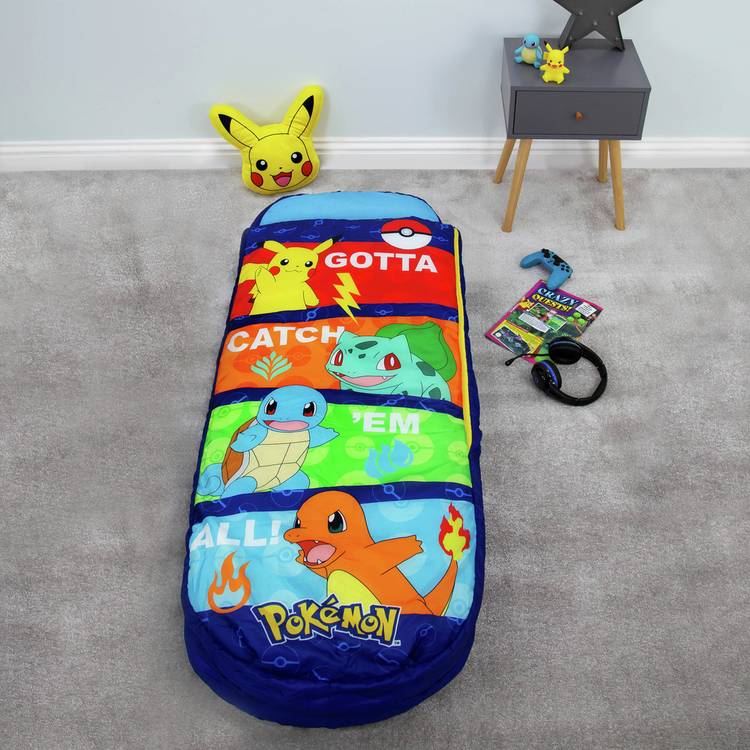 Pokemon inflatable ReadyBed for kids with Pikachu and friends - British product