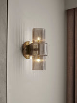 Next Lipsy Gold Ribbed Glass Wall Light- Buy online at McGrocer