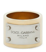 Harrods Dolce&Gabbana Engraved Logo-Plaque Ring- Buy online at McGrocer