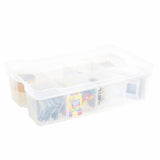 Strata 25L clear storage box (British brand)