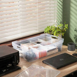 Strata 25L clear storage box (British brand)