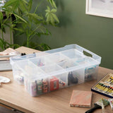 Strata 25L clear storage box (British brand)