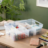 Strata 25L clear storage box (British brand)