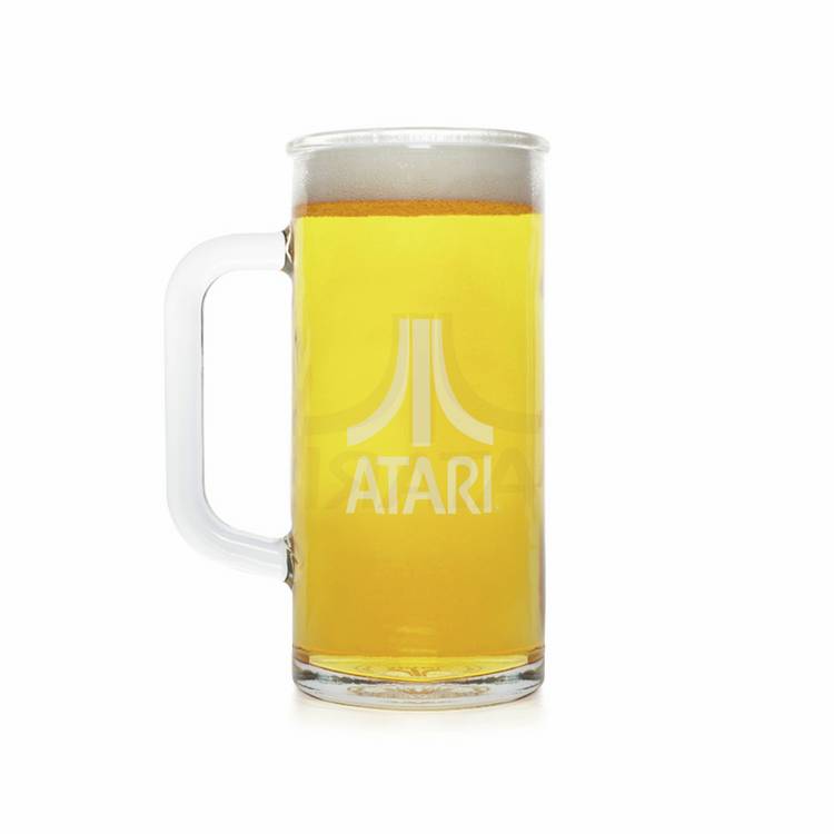 Atari beer pint glass 600ml - British product
