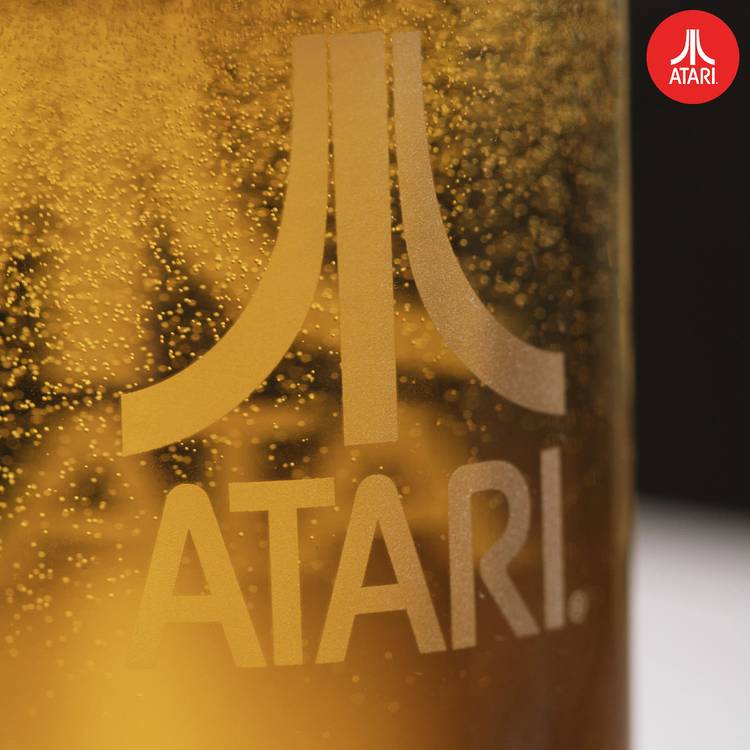 Atari beer pint glass 600ml - British product