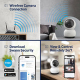 Swann EVO 2K Pan & Tilt indoor security camera - British product