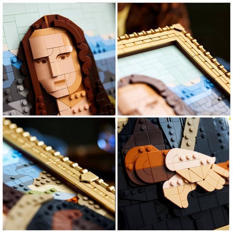 LEGO Art Mona Lisa building set 31213, imported from the UK