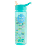 Polar Gear teal sipper water bottle 600ml, UK version