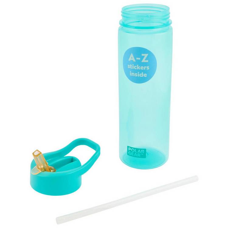 Polar Gear teal sipper water bottle 600ml, UK version