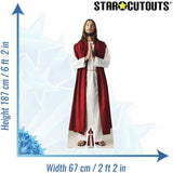 Star Cutouts Jesus Christ life-size cardboard cutout 187cm (British brand)