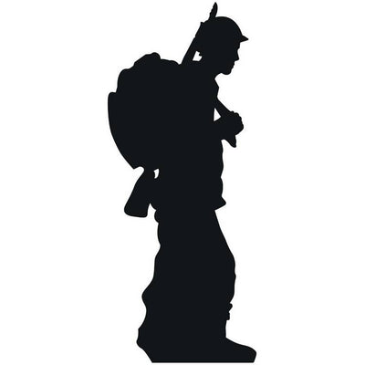 Argos Star Cutouts Soldier Silhouette Cardboard Cutout 175x72x15cm- Buy online at McGrocer