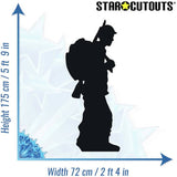 Star Cutouts soldier silhouette cutout 175cm (British brand)