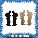 Star Cutouts soldier silhouette double pack cardboard cutout - British product