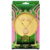 Wicked Glinda rose gold-tone necklace and earrings set, UK version