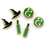Wicked Elphaba stud earrings set (British brand)