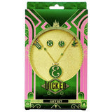 Wicked Elphaba jewellery set necklace and earrings, imported from the UK