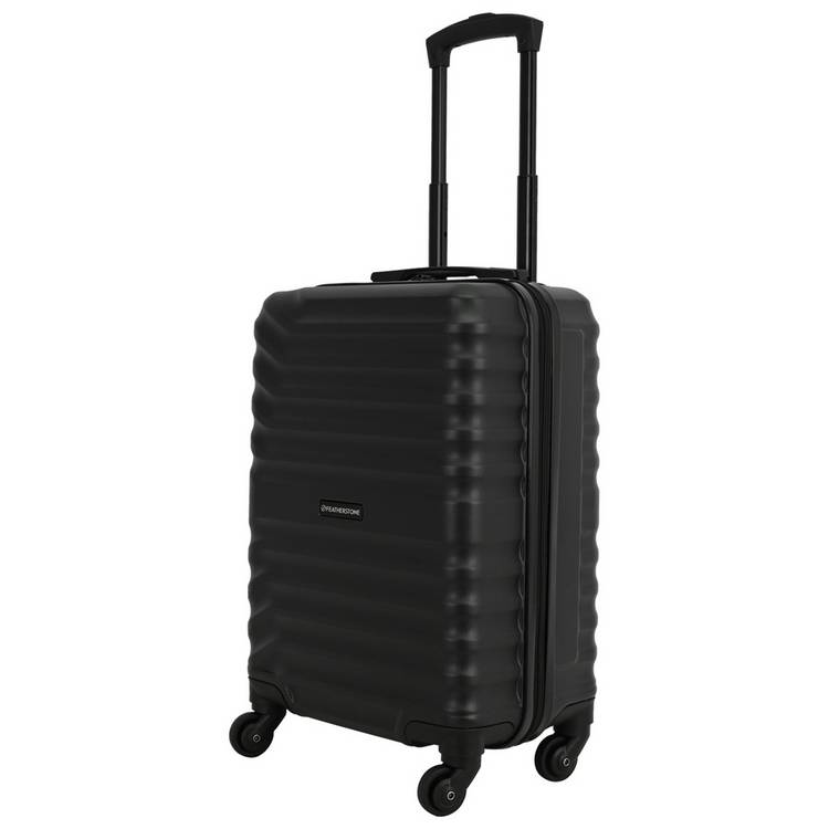 Featherstone 4-wheel hard cabin suitcase black (British brand)